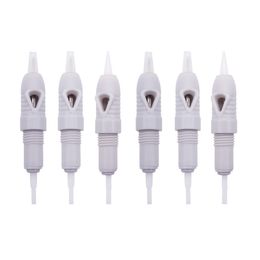 100pcs 8mm Screw Tattoo Needles Cartridges For Charmant Permanent Microblading Microneedling Lips Eyebrow Makeup Needles