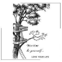 Tree Clear Stamps Scrapbooking Crafts Decorate Photo Album Embossing Cards Making Clear Stamps New