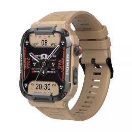 Watches Smart Watch MK66 Men 1.85inch Bluetooth Call AI Voice Heart Rate Health Monitor 400mAh Big Battery Sports Smartwatch