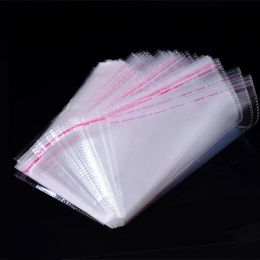 StoBag 100pcs 30*40cm Transparent Self Adhesive Plastic OPP Resealable Poly Cellophane Clothing Bags Clear Packing Gift Bag