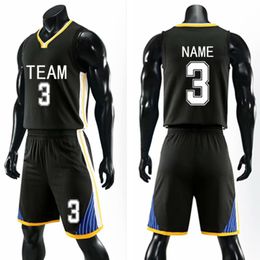 Kids Adult Basketball Set Men Child Shooting Jersey Training Suit Boys Girls Basketball Uniform Shirts Double Pocket Shorts