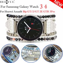 20mm 22mm watch strap For Galaxy watch 3 4 Bohemian Watchband Women Woven Bracelet For Huawei Amazfit Bip GTS GT/2/2Pro/2e/GTR 2
