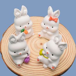 Lovely Animal Rabbit Bunny Soap Candle Mould Silicone Mould Handmade Craft Moulds