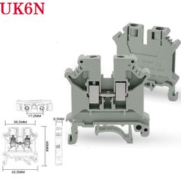 UK6N UK Series DIN Rail Screw Clamp Terminal Blocks