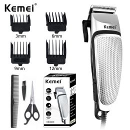 Trimmers Kemei Wired Clipper Mens Hair Clipper Electric Professional Trimmer Household Low Noise Beard Machine Personal Care Haircut Tool