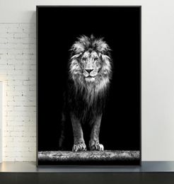 Large Wild Lion Animals Ferocious Beast Poster Wall Art Canvas Painting Prints Decorative Po Pictures for Living Room Decor2031635