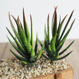 Artificial Succulent Plants Aloe Zebrina Artificial Plants Landscape Fake Flower Arrangement Home Garden Decor Accessories plant