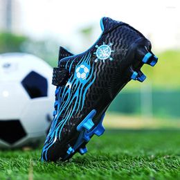 American Football Shoes 2024 Children Boys Soccer Training Anti-Slip Turf Cleats Comfortable Outdoor Sneakers