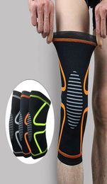 1 Pair Fitness Running Cycling Knee Support Braces Elastic Sport Safety Compression Knee Pad Sleeve for Basketball Volleyball Knee9473403