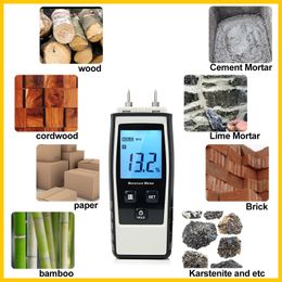 RZ Moisture Metre Digital Wood Moisture Metre 0-80% Wood Working Tester Measuring tool RZ660