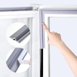 10M Self Adhesive Window Gap Sealing Strip Windproof Soundproof Foam Sliding Door Bottom Seal Tape Guard Sealer Dust Stopper