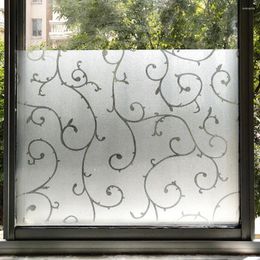 Window Stickers 30 100 Cm Static Cling Decorative Film Non Adhesive Privacy Stained Glass Heat Cotrol Anti UV