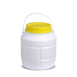 Food Grade 5L plastic bucket with lid and Handle Leakproof liquid container Food condiment storage pail Hot sale