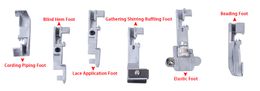 Household Serger/Overlock Sewing Machin Presser Foot, Fit For Singer 14CG754/14SH654/14U555/14U557,Consew 14TU,Juki 644D/735/04D