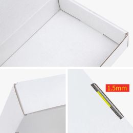 5pcs/ 10pcs/ White gift box 3-layer corrugated box Festival gift wedding carton