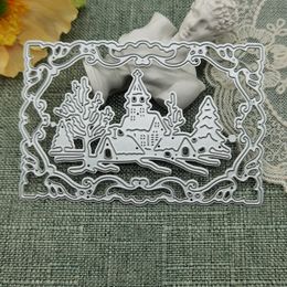 Christmas Trees Handicrafts Metal Mould Cutting Die Scrapbook Embossing Die Cutting Photo Album Card Paper Carving