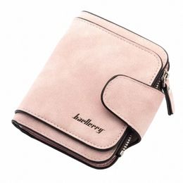 baellerry Brand Wallet Women 2023 New Women's Short Wallet Korean Buckle Sanded Leather Coin Purse Mini Female Purses Carteras 66nd#