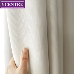 YCENTRE Modern Style Solid Colour Window Treatment Curtains Thermal Insulated Curtains Blackout Curtain Drape For Living Room