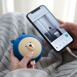 Cute Bear Handwarmer Winter Heater Portable Mini Hand Warmer USB Mobile Power Charging Handy Warming Warm Baby Heater