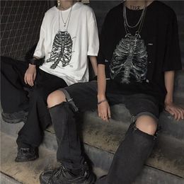 T shirt for men Summer Oversized t-shirt Anime t-shirts Dark Vintage t-shirt Short-sleeved tee Goth Y2k men t-shirt Top tee 240410