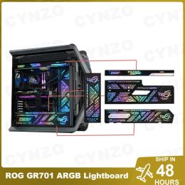 Towers 4pcs ARGB Lightboard Kit for Asus GR701 HYPERION Case,MOD AURA SYNC ROG Lighting Panels,Customized Gaming Cabinet Refit Plate