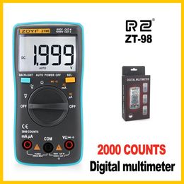 RZ Digital Multimeter Ammeter Voltmeter Resistance Frequency backlight Metre voltage Diode Frequency ZT98 ZT100 ZT101 ZT102