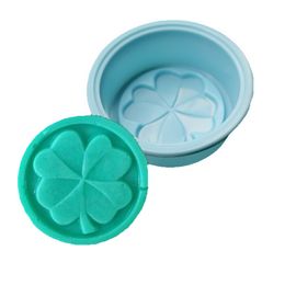 Lucky Clover Silicone Cake Mould Soap Mould Handmade Soap 3d Flower Crafts Diy Kitchen Baking Cake Decorating Tools