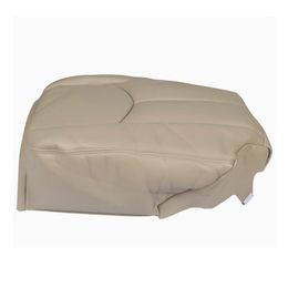 Car PU Front Driver Side Bottom Seat Cover Fit for GMC Sierra Chevrolet Silverado Avalanche Tahoe 2003 2004 2005 2006 Beige