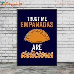 Mexican Empanadas Kitchen Wall Pictures For Living Room Mexico Nordic Poster Wall Art Canvas Painting Home Decor Unframed