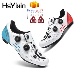 Cycling Shoes Two-tone Mountain Bike Road For Bikes Speed Sports Pedal