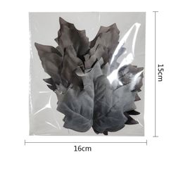 36pcs Artificial Plants Leaves Silk Maple Leafs Fake Tree Foliage Autumn Plant Wall For Home Party Halloween Christmas Decor