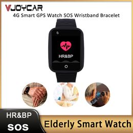 4G Elderly Smart Watch Heart Rate GPS WIFI Positioning Tracker Watch Voice Call Smartwatch Fall Alarm for Old Man