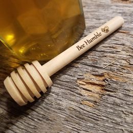 Personalised 50 Pack Of Wood Honey Dipper Sticks,Custom Wedding Favours Baby Shower Decoration,Server For Honey Jar Dispense