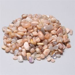 Wholesale Natural Sunstone Stones Gravel 5-8mm Mineral Specimen Healing Stone Chips Jaspers for Aquarium Stone Home Decoration