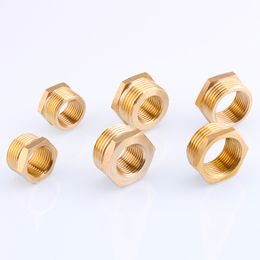 Copper M/F ,G1",1/4",1/2" M14*1.5,DN20, Male x Female Threaded Brass Coupler Adapter Brass Pipe Fitting Transfer Joint Fittings