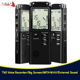 Players Portable 32GB Original Voice Recorder USB Professional 96 Hours LCD Dictaphone Digital Audio Voice Recorder with WAV MP3 Player