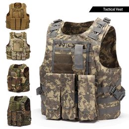 Tactical Gear Plate Carrier Vest Military Hunting Paintball Equipment Outdoor Airsoft Combat Body Armor Molle Assault CS Vests