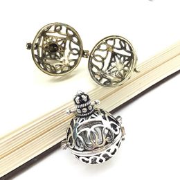 Mexican Chimes Music Angel Ball Summoner Locket Necklace Vintage Necklace Aromatherapy Essential Oil Diffuser Accessories