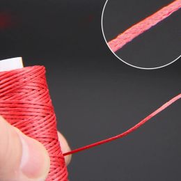 leathercraft 0.8 mm 25 Meter Color Durable Leather Waxed polyester Thread Cord DIY Handicraft Tool Stitching Thread needle works