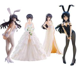 soft body Rascal Not Dream of Bunny Girl Senpai Sakurajima Mai Sexy Anime PVC Action Figure toy Collection Model Doll Gifts X05037371522