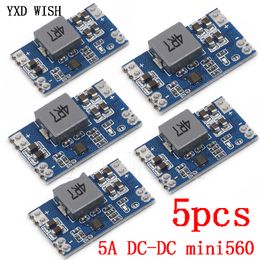 5pcs 5A DC-DC Mini560 Step-Down Stabilised Voltage Supply Module Output 3.3V 5V 9V 12V DC DC Buck Converter Regulator Mini 560