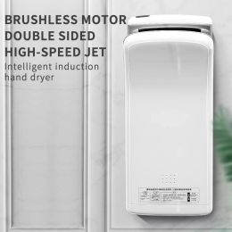 Dryers 1800W Automatic Jet Hand Dryer with HEPA Vertical Slim Double for Commercial Wall Mounted Electric Fast Drying for Toilet