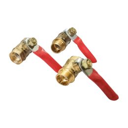 Brass Pneumatic Connector Controller Handle 6-12MM Hose Barb Inline ,Water Oil Air Gas Fuel Line Shutoff Ball Valve Pipe Fitting