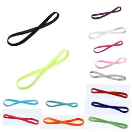 Candy Color Headband Women Anti-slip Yoga Gym Running Jogging Elastic Hair Band For Sports Head Bands Woman's Accessories