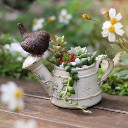 Cute Bird Mini Succulent Planter Garden Decor Flowerpot Desktop Flower Bonsai Pot