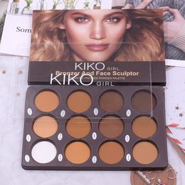 Makeup Bronzer KIKO powder repair plate Make up 12 Colours repair plate