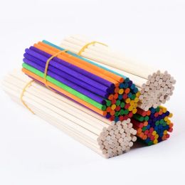 Wooden Craft Sticks Bulk, Wood Sticks for Crafts, Wooden Sticks for Crafting, Wood Dowels for Crafting Wooden Stick