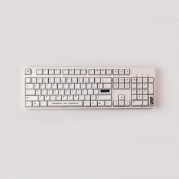 Combos 127 Keys Minimalist Black White Cherry Profile Keycap Mechanical Keyboard 1.75U 2U Shift For GH60 GK61 GK64 XD60 68