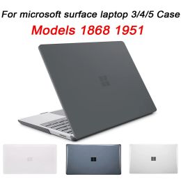 Cases Case For Surface Laptop 3 4 5 Models 1868 1951 Laptop Cover for 2019 2020 2021 2022 Surface Laptop 13.5'' Hard Shell Protector