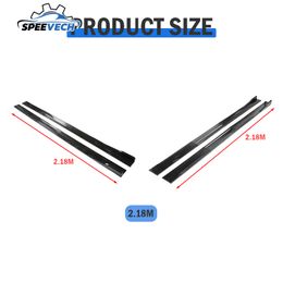 2.2m/2.18m/2m Universal Car Side Skirts Fenders Splitter Bumper Sports Styling For VW For BMW For Mazda For Benz